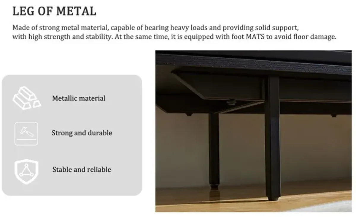 Oak Board Cabinet, The Middle Layer Board On Both Sides Of The Cabinet Can Be Adjusted, The Furnace Is Embedded In The Middle Grid With The Remote Control