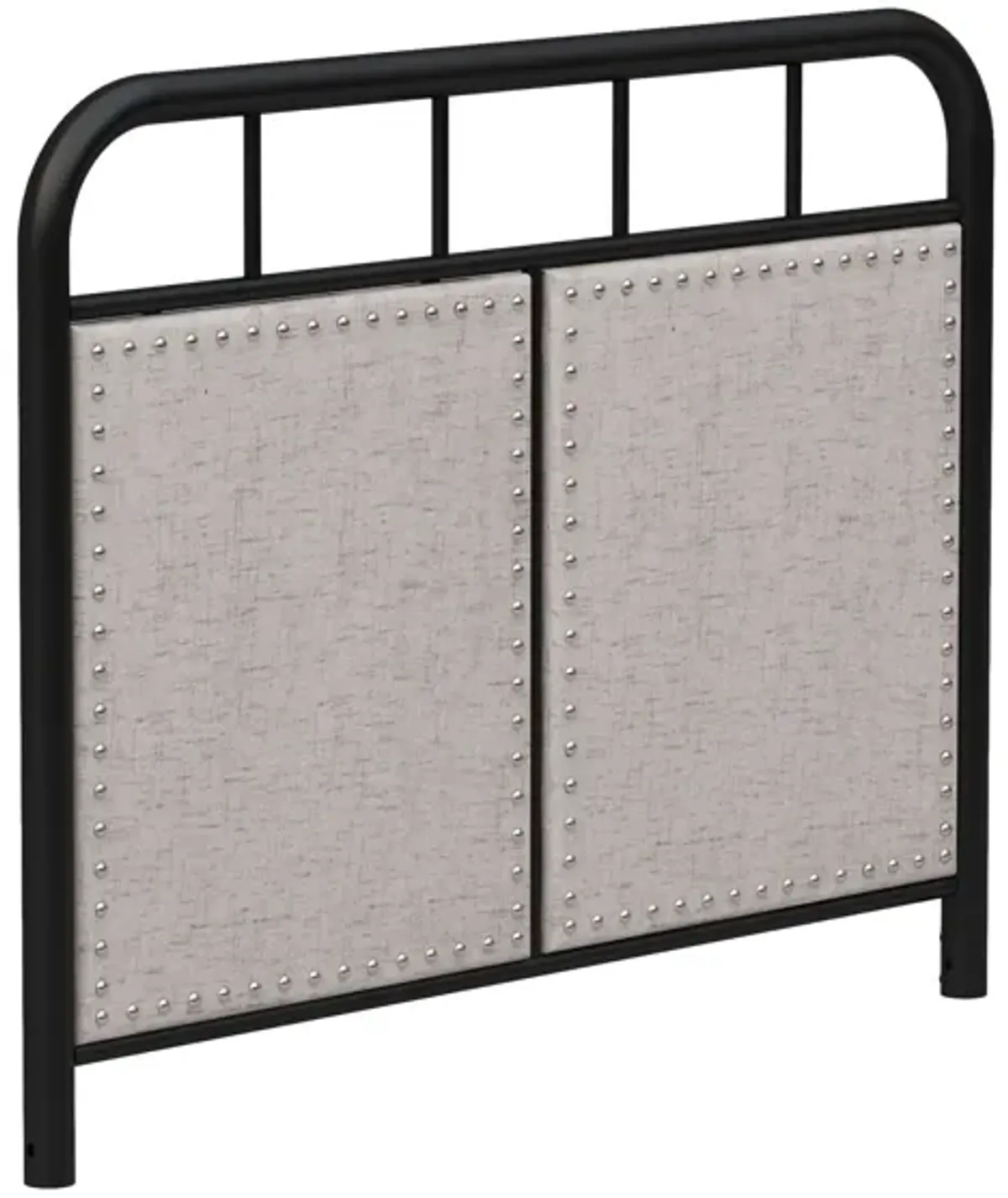 Twin Size Linen Upholstered Platform Metal Bed Frame With Fabric Headboard And Footboard - Brown