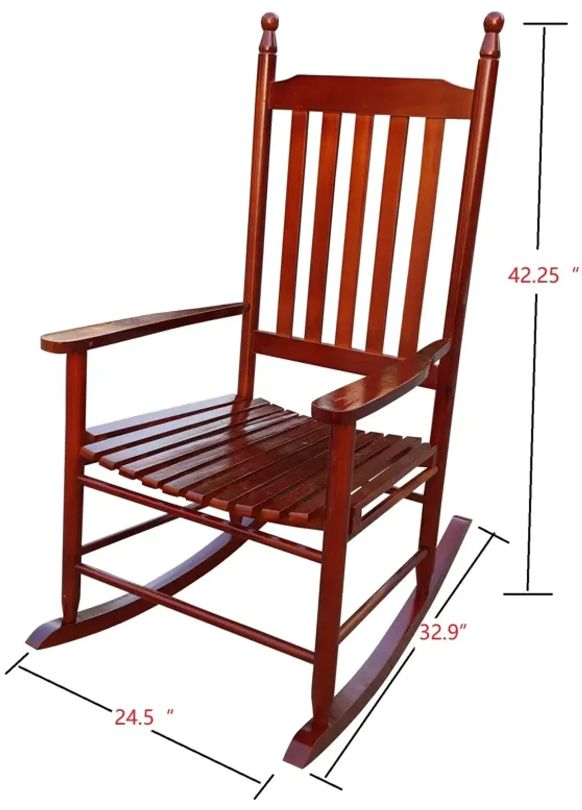 Wooden Porch Rocker Chair