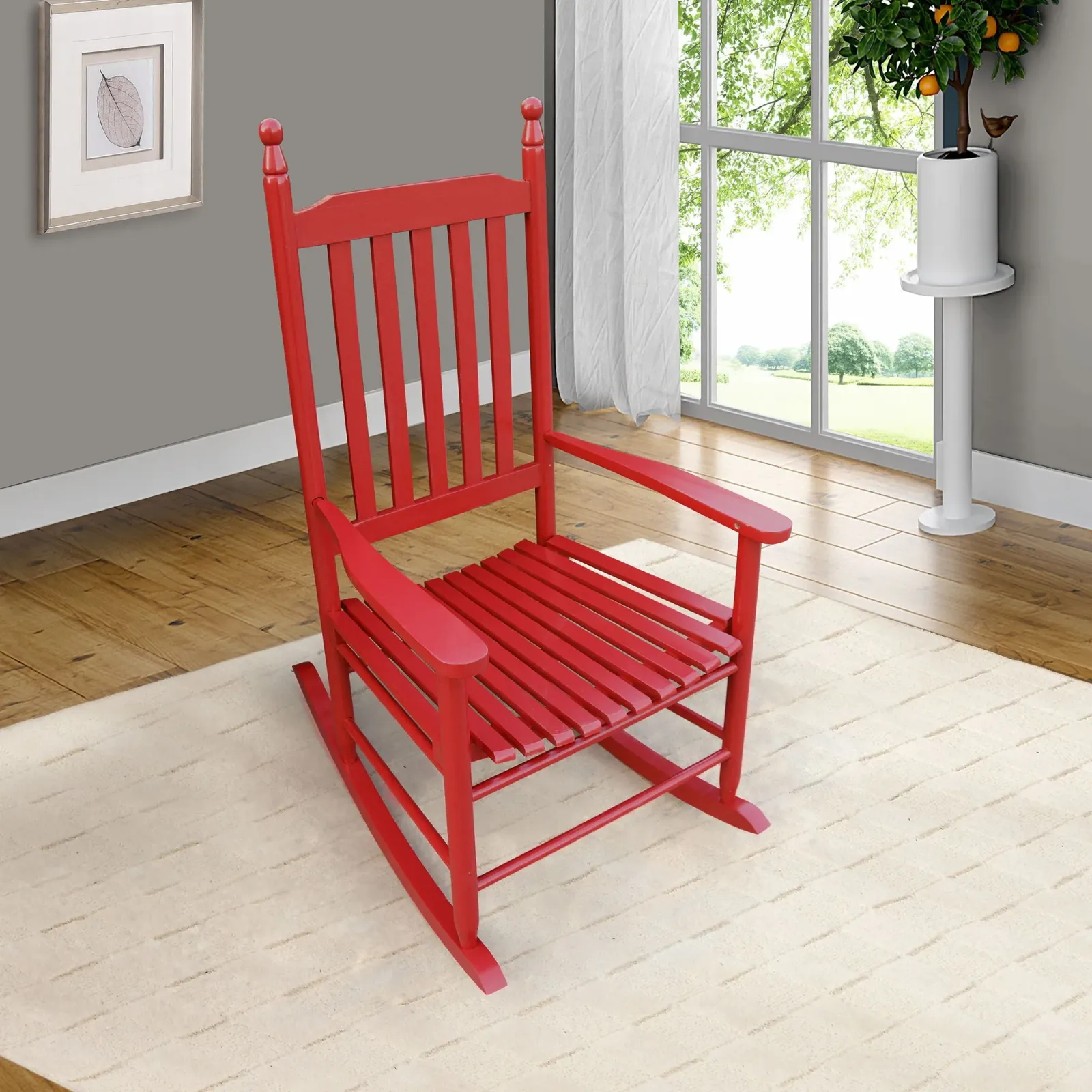 Wooden Porch Rocker Chair