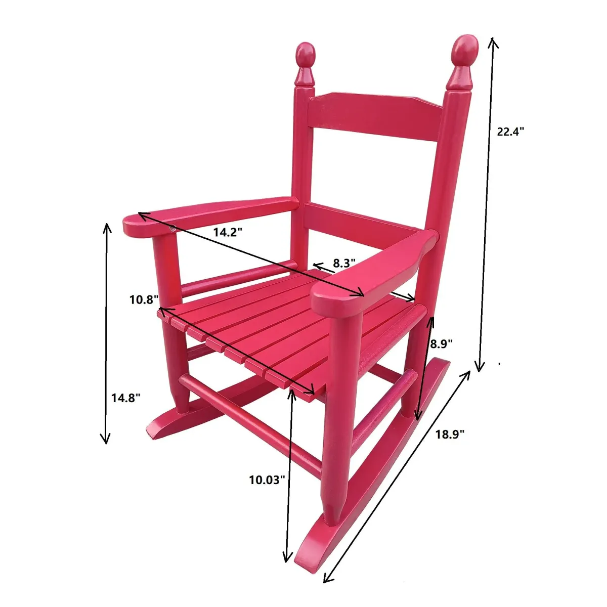 Children's Rocking Chair Indoor Or Outdoor, Suitable For Kids, Durable