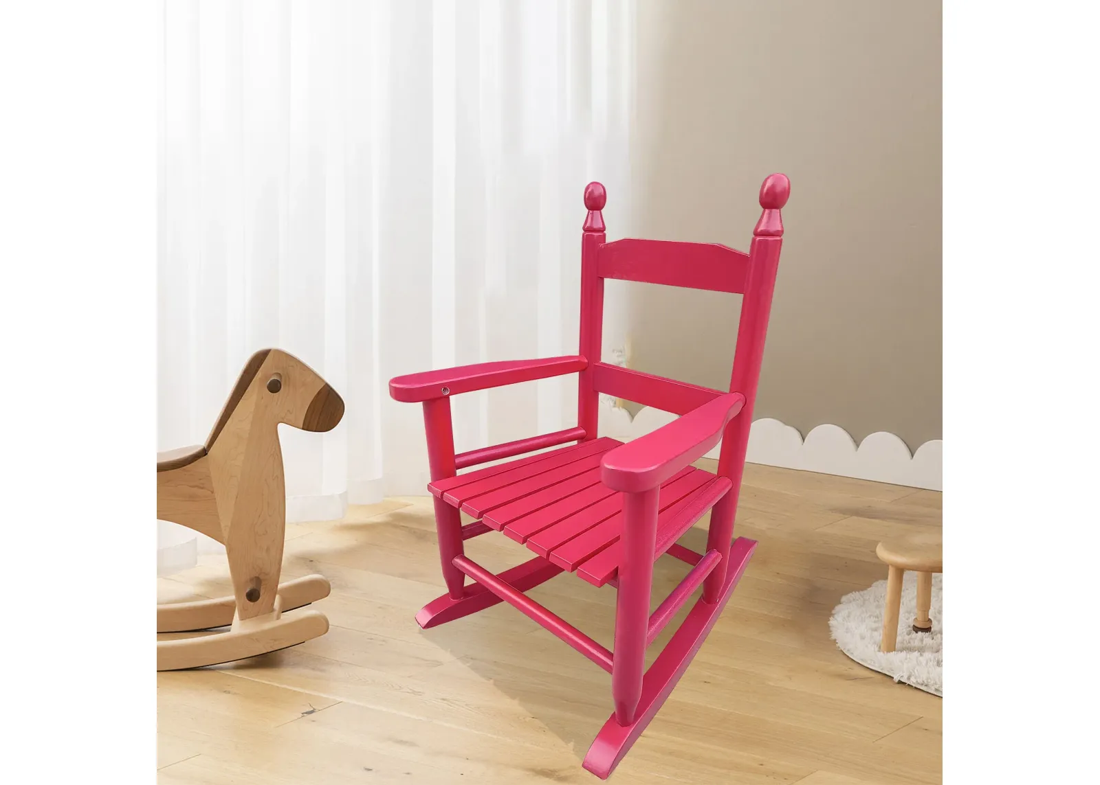 Children's Rocking Chair Indoor Or Outdoor, Suitable For Kids, Durable