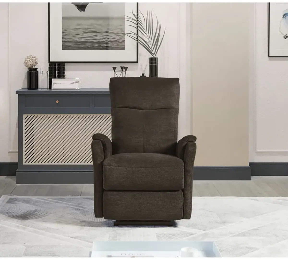 Recliner Chair With Power Function Easy Control Big Stocks, Recliner Single Chair For Living Room, Bed Room