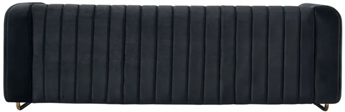 Contemporary Velvet Sofa Couch For Living Room