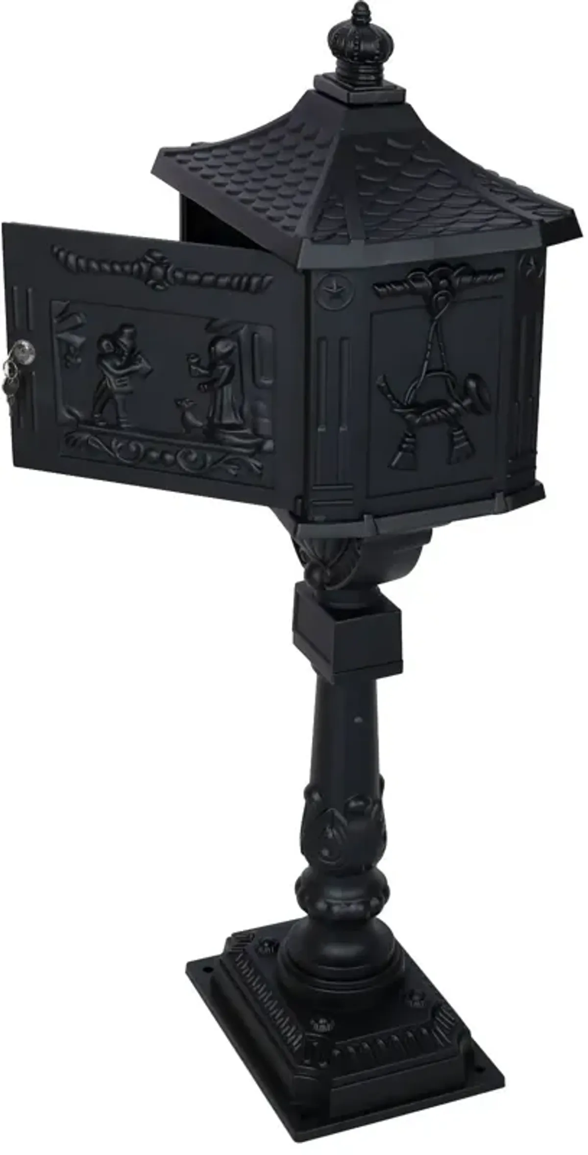 Cast Aluminum Mail Box, Postal Box, Mailbox