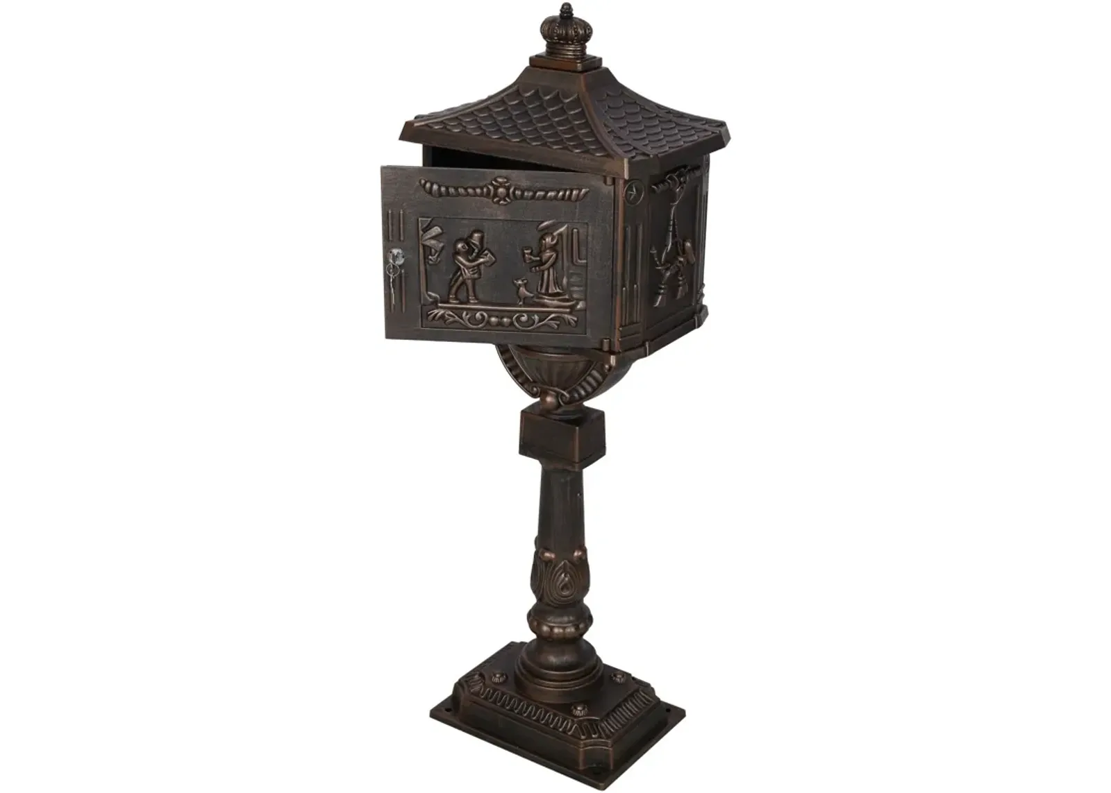 Cast Aluminum Mail Box, Postal Box, Mailbox