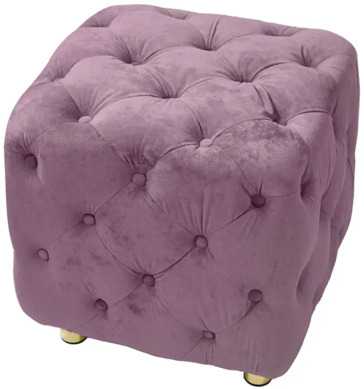 Modern Velvet Upholstered Ottoman, Exquisite Small End Table, Soft Foot Stool, Dressing Makeup Chair, Comfortable Seat For Living Room, Bedroom, Entrance