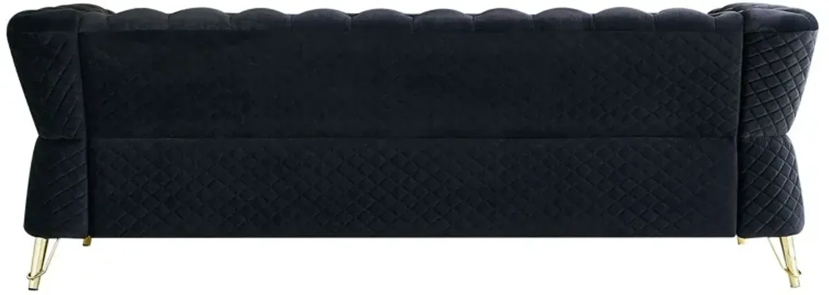 Modern Tufted Velvet Sofa For Living Room