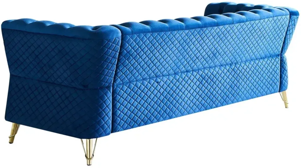 Modern Tufted Velvet Sofa For Living Room