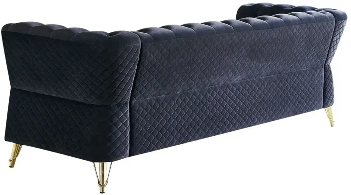 Modern Tufted Velvet Sofa For Living Room