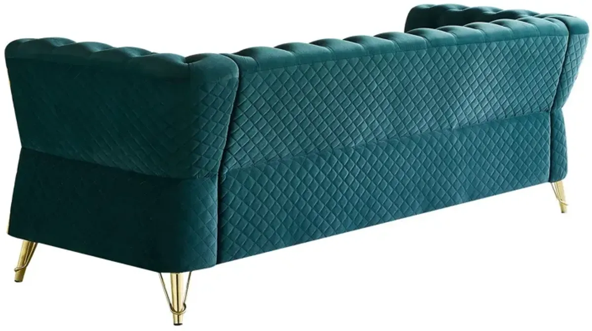 Modern Tufted Velvet Sofa For Living Room