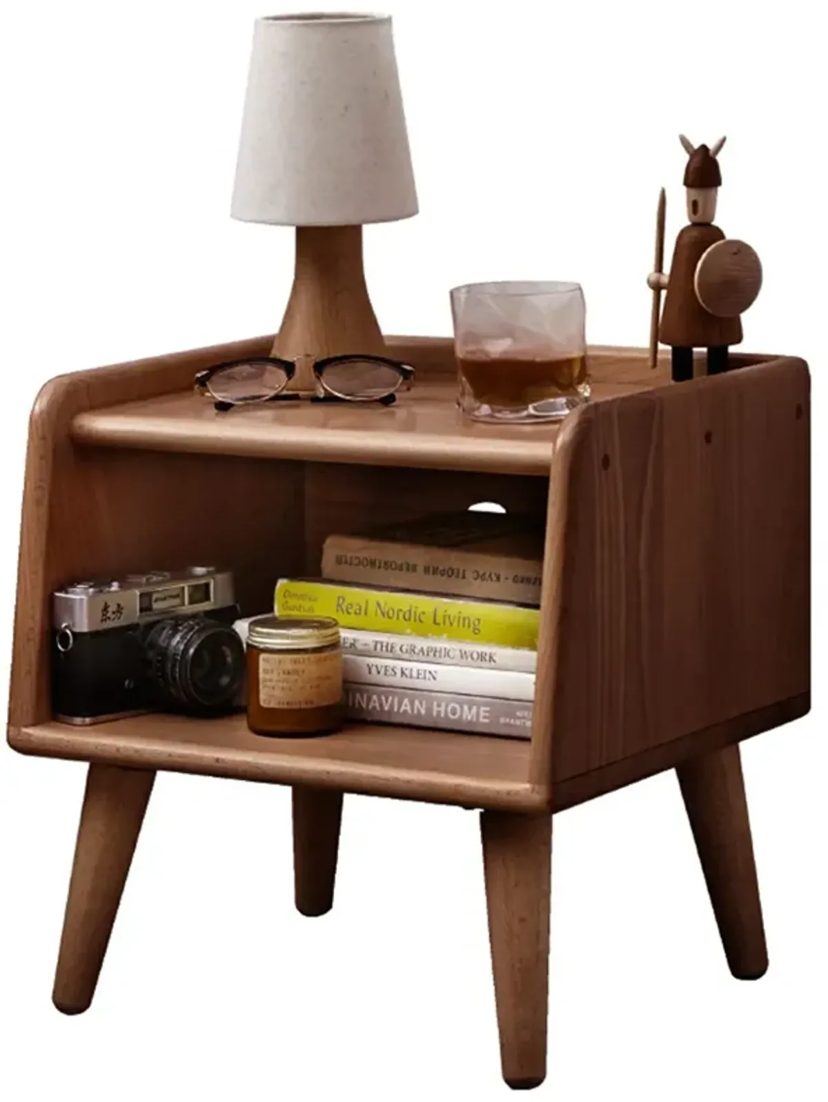 Bedside Cabinet, Modern Simple Nightstands European Beech