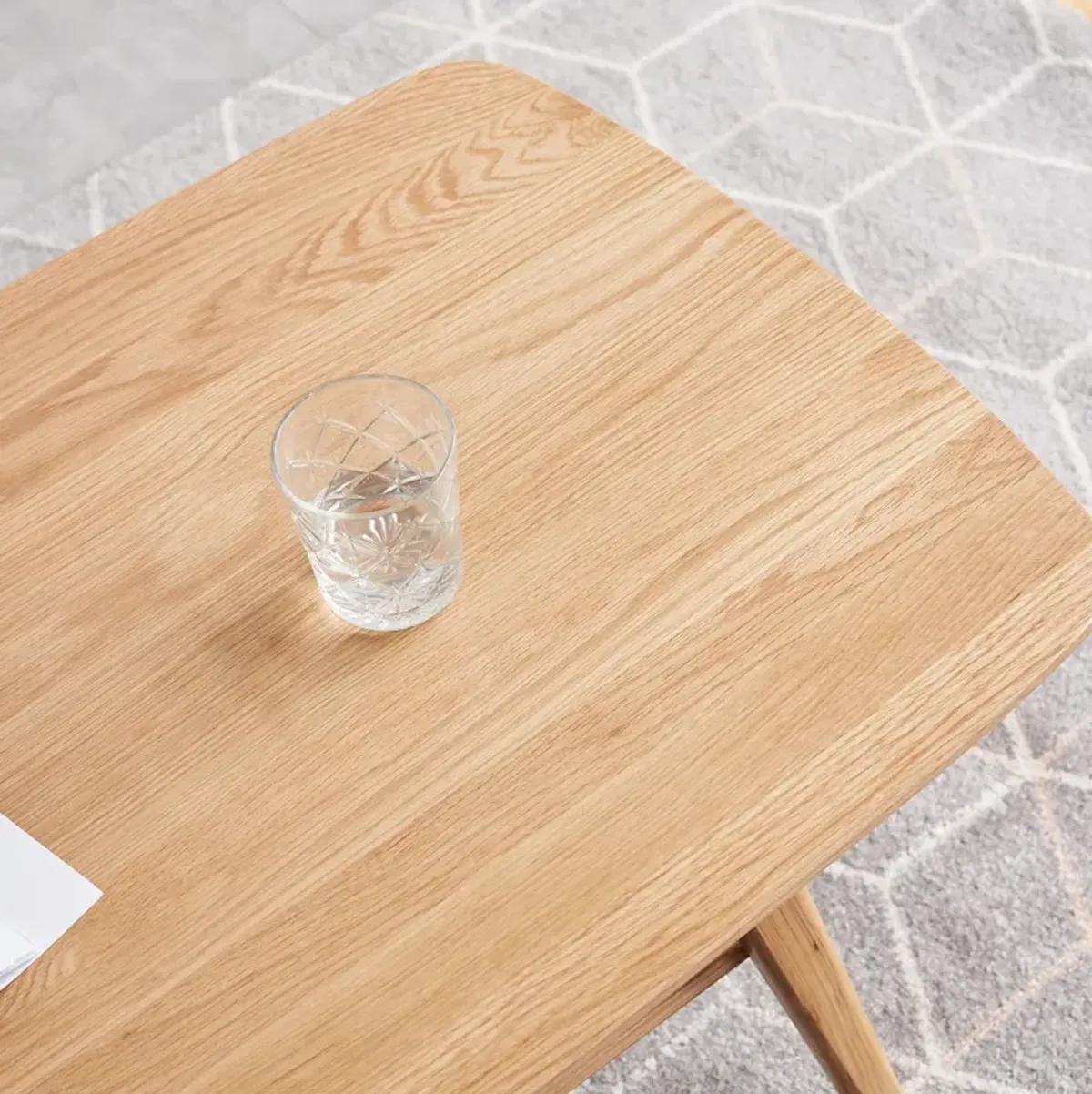 Low Coffee Table With Storage Shelf