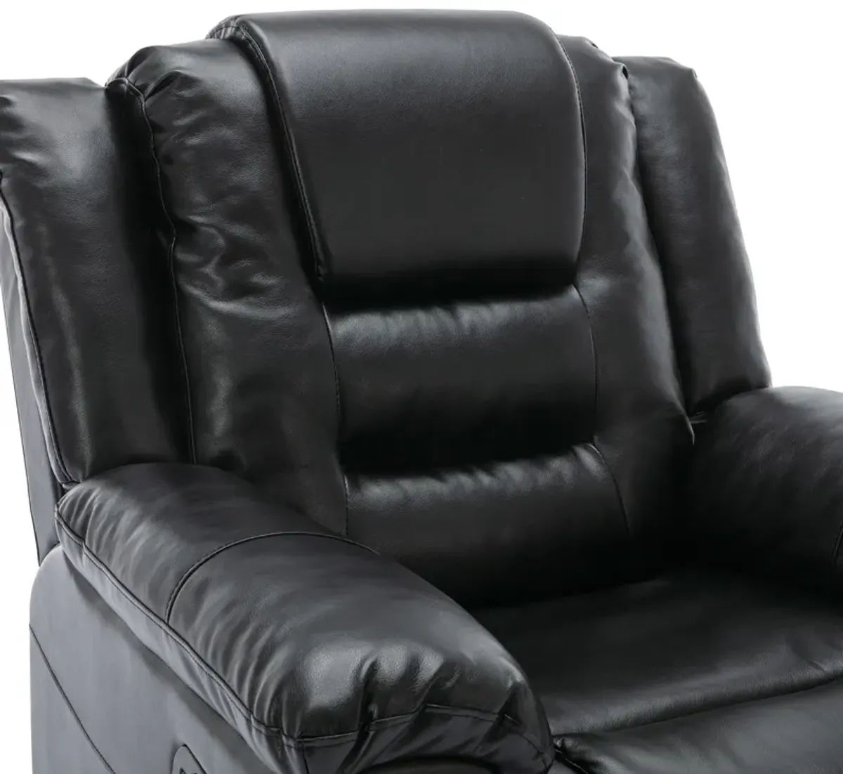 360° Swivel And Rocking Home Theater Recliner Manual Recliner Chair With Wide Armrest For Living Room