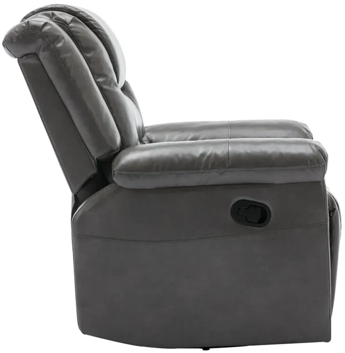 360° Swivel And Rocking Home Theater Recliner Manual Recliner Chair With Wide Armrest For Living Room