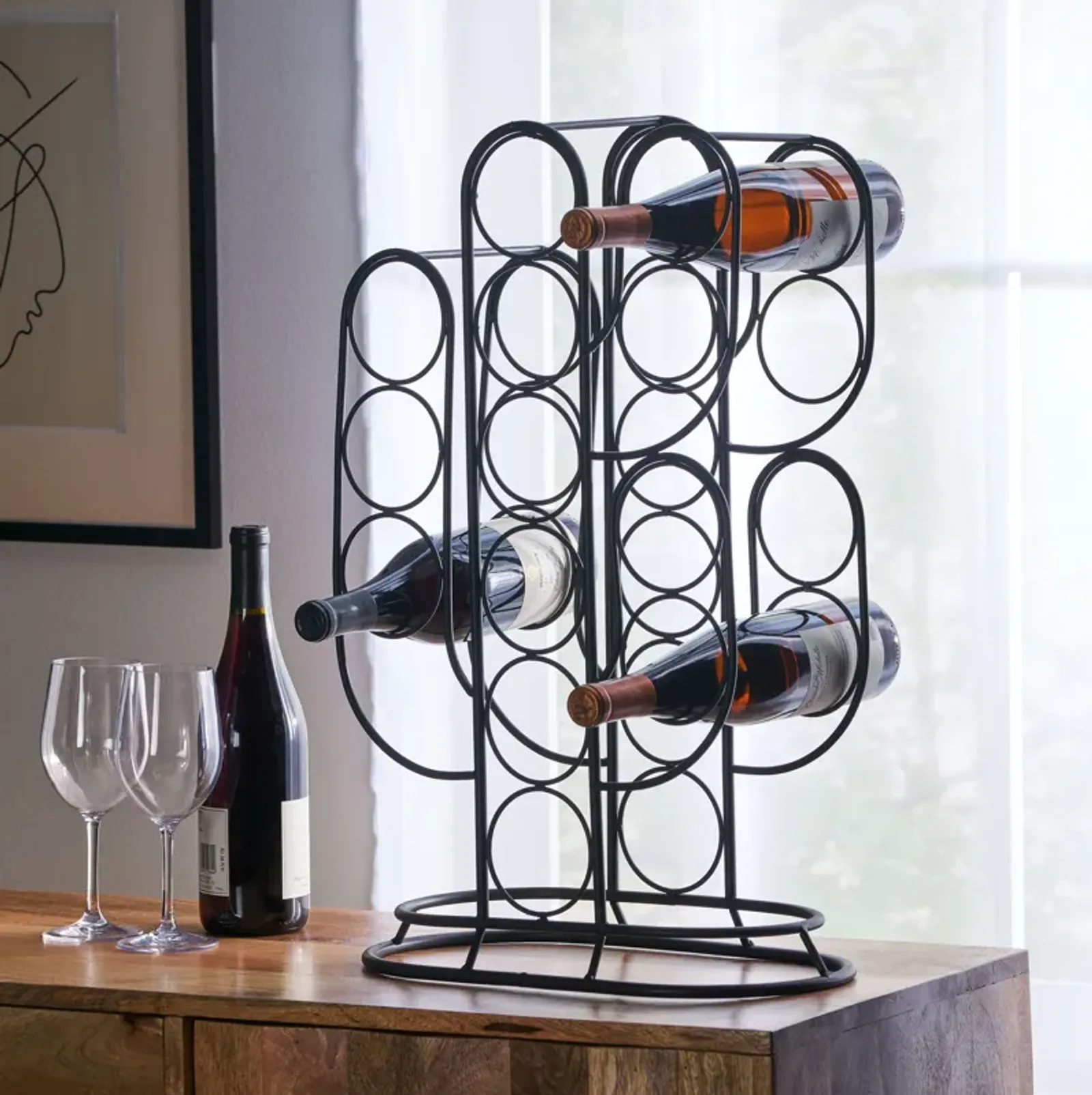 Wine Rack - Black