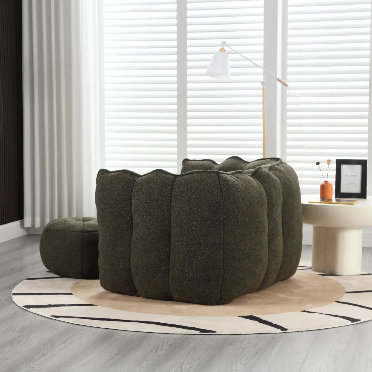 Soft Bean Bag Chair With High Resilient Foam (Chips)