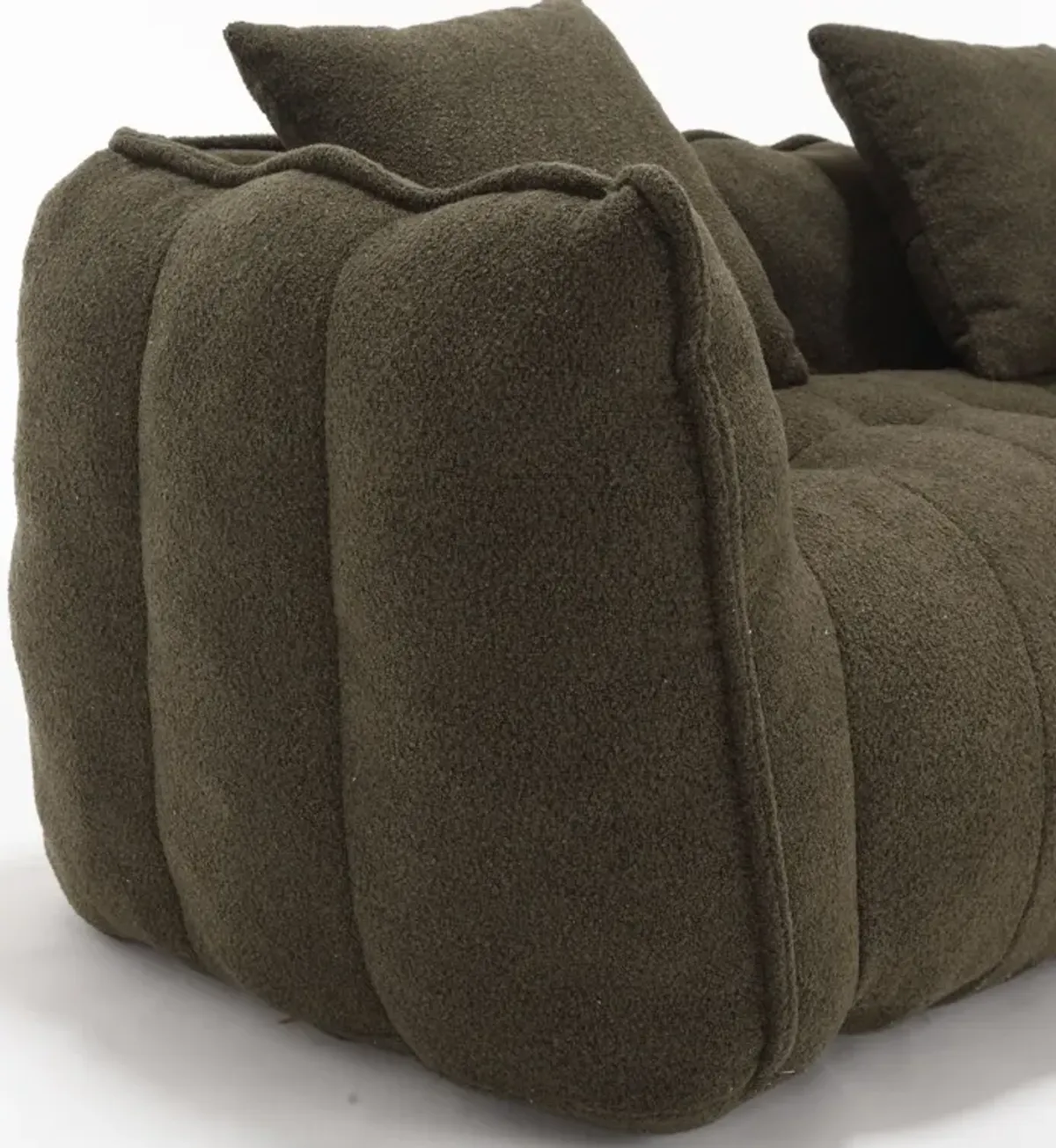 Soft Beanbag Chair With High Resilience Foam Core For Two People