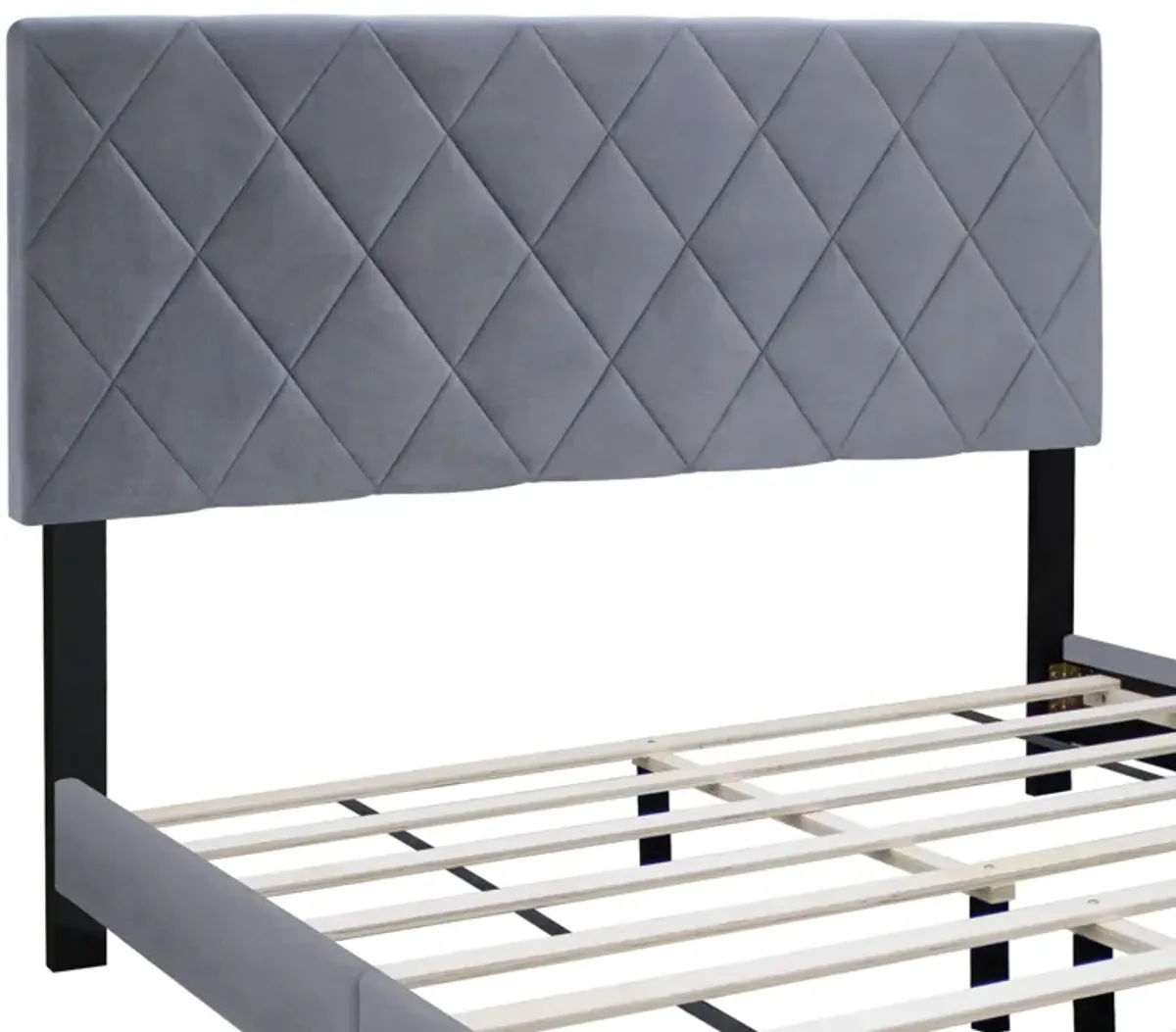 Queen Adjustable Upholstered Bed Modern Minimalist Top Styles