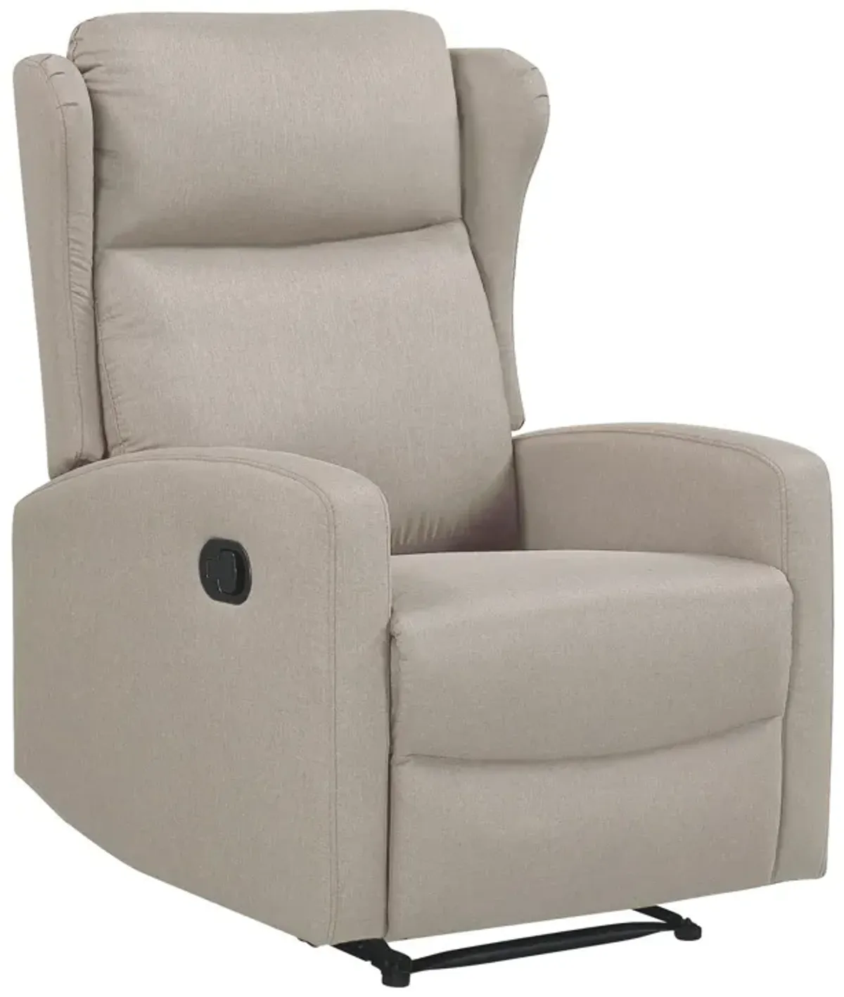 Rocking Recliner Chair For Living Room, Adjustable Modern Recliner Chair, Recliner Sofa With Lumbar Support, Classic And Traditional Recliner Chair With Comfortable Arm And Back Sofa - Light Gray