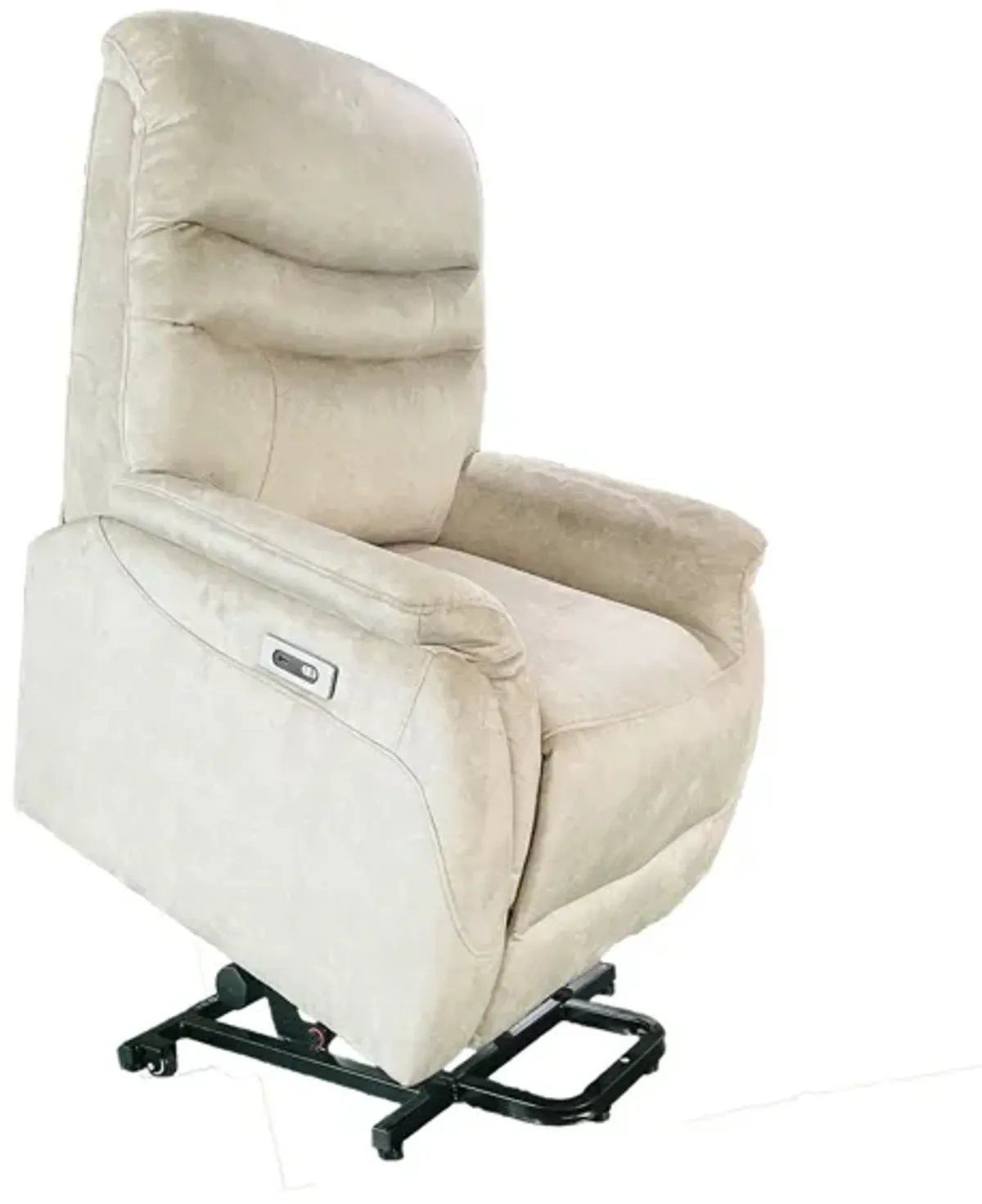 Comfortable Electric Lift Chair, Made Of High Grade Leather, Provides Full Body Support And Convenient Remote Control Operation, Making It An Ideal Choice For The Elderly And Those With Limited Mobili - Light Gray