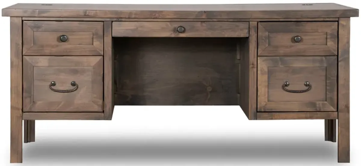 Joshua Creek - Executive Desk - Barnwood