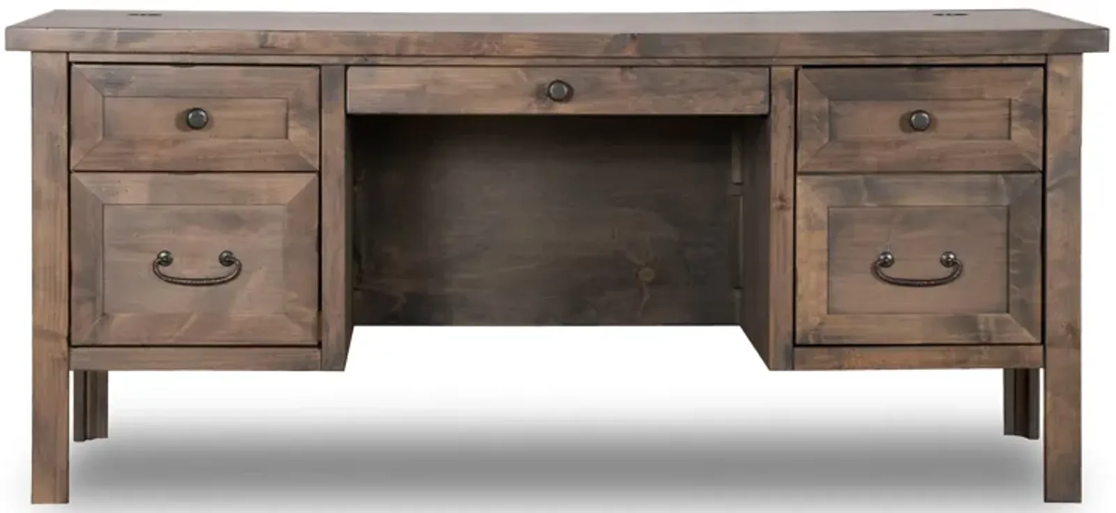 Joshua Creek - Executive Desk - Barnwood