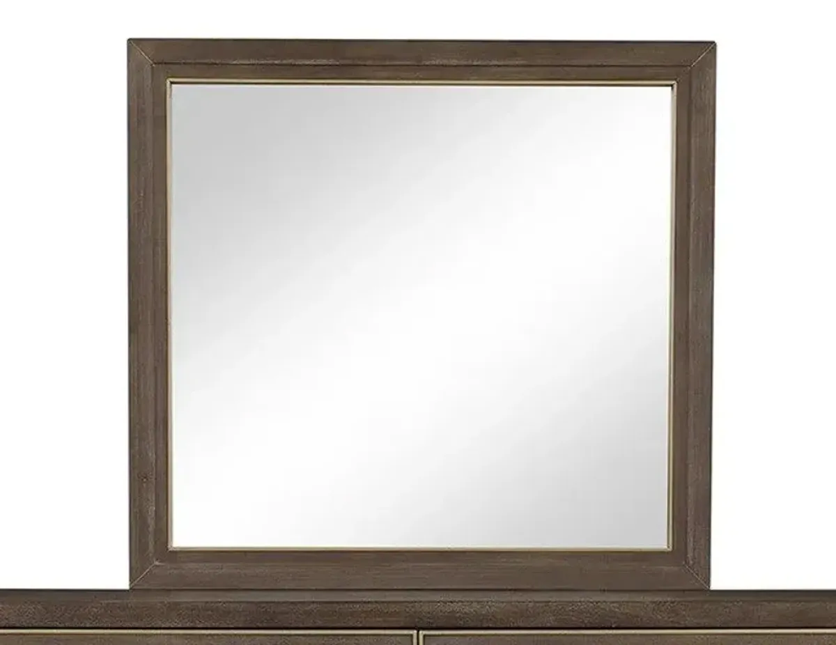 Tango - Mirror - Sandblasted Walnut