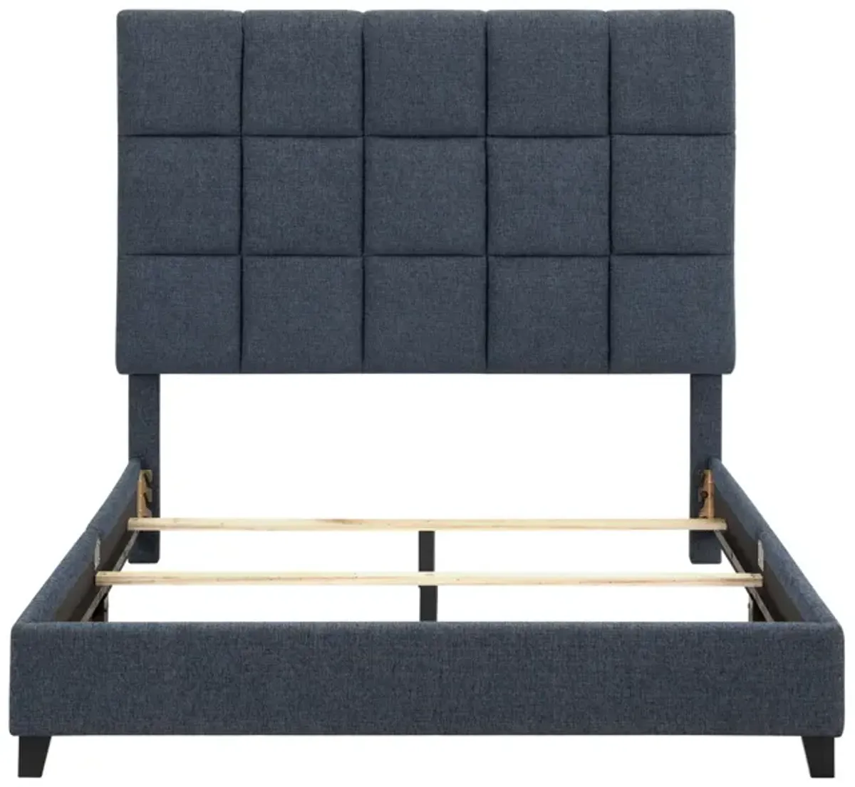 Squares Upholstered Platform Bed