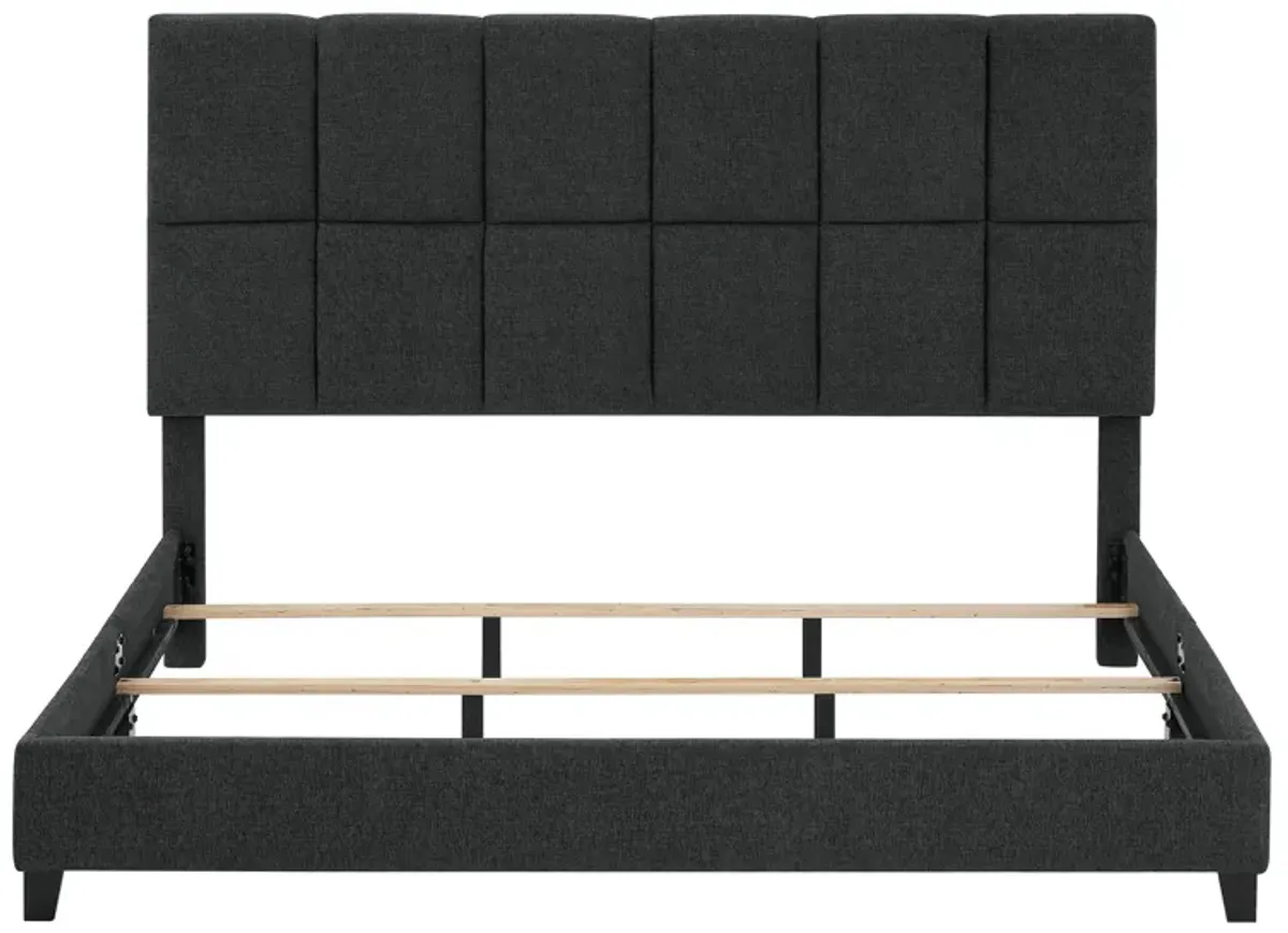 Squares Upholstered Platform Bed