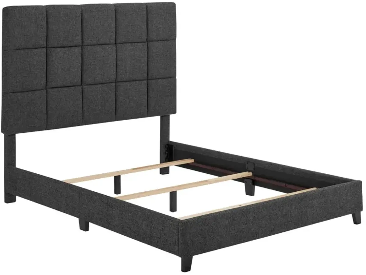 Squares Upholstered Platform Bed