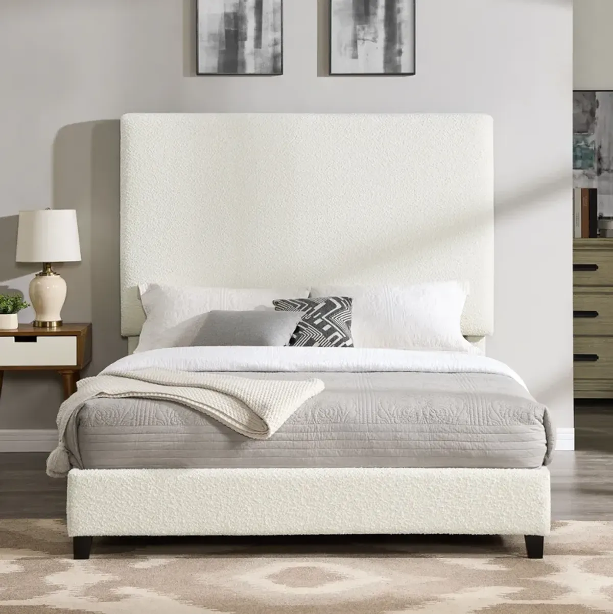 Upholstered Platform Bed