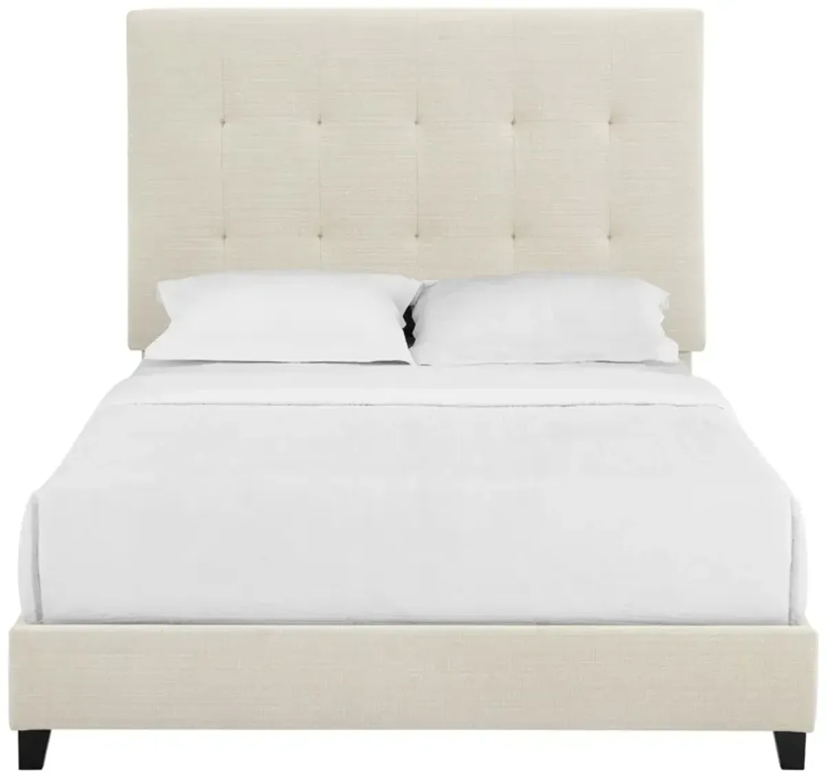 Tufted Upholstered Platform Bed