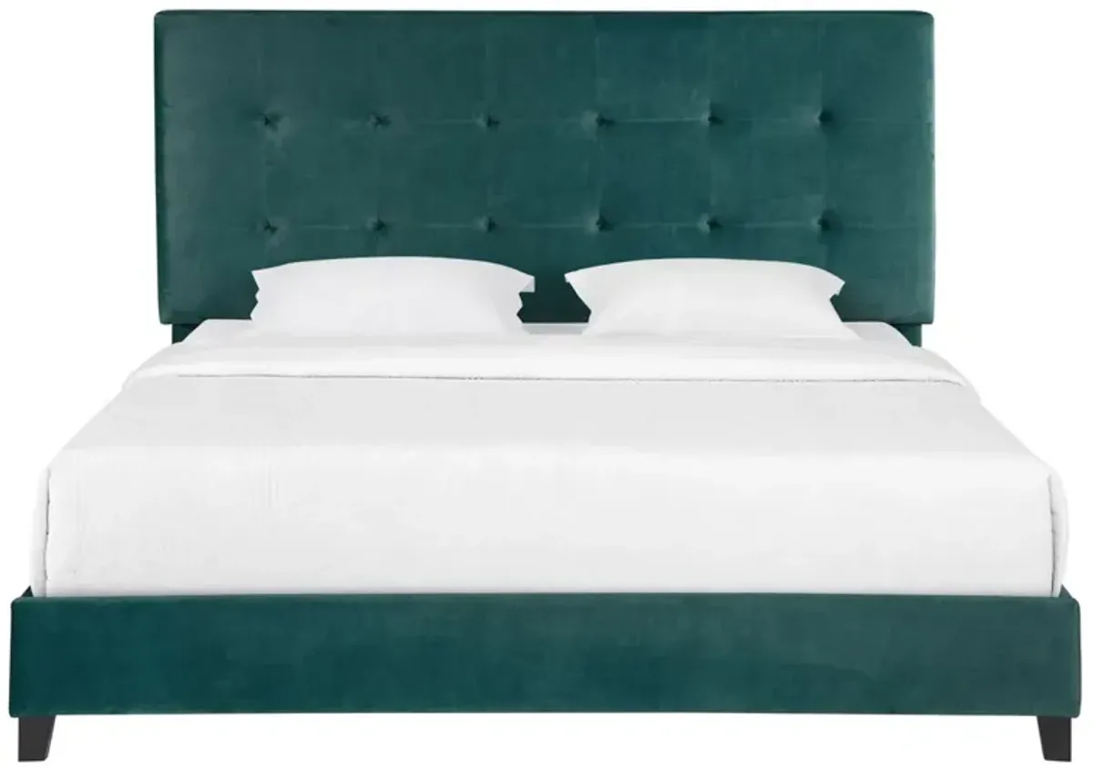 Tufted Upholstered Platform Bed