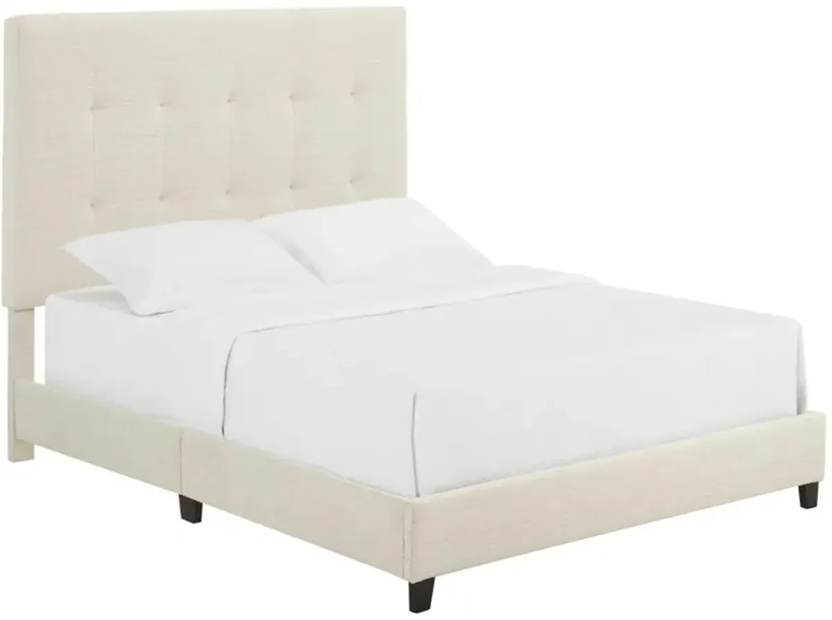 Tufted Upholstered Platform Bed