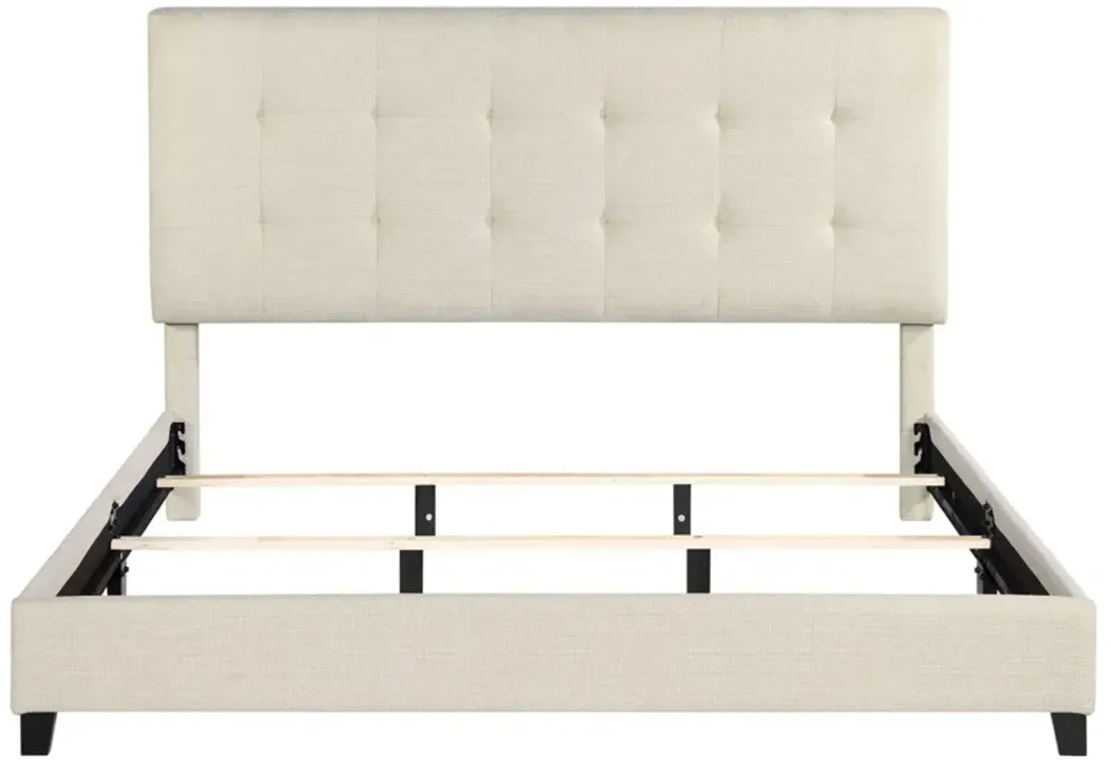 Tufted Upholstered Platform Bed