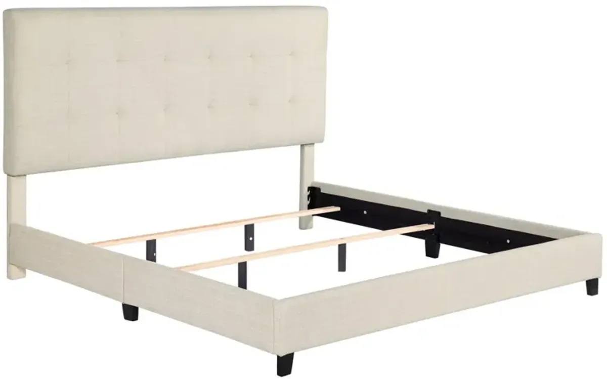 Tufted Upholstered Platform Bed