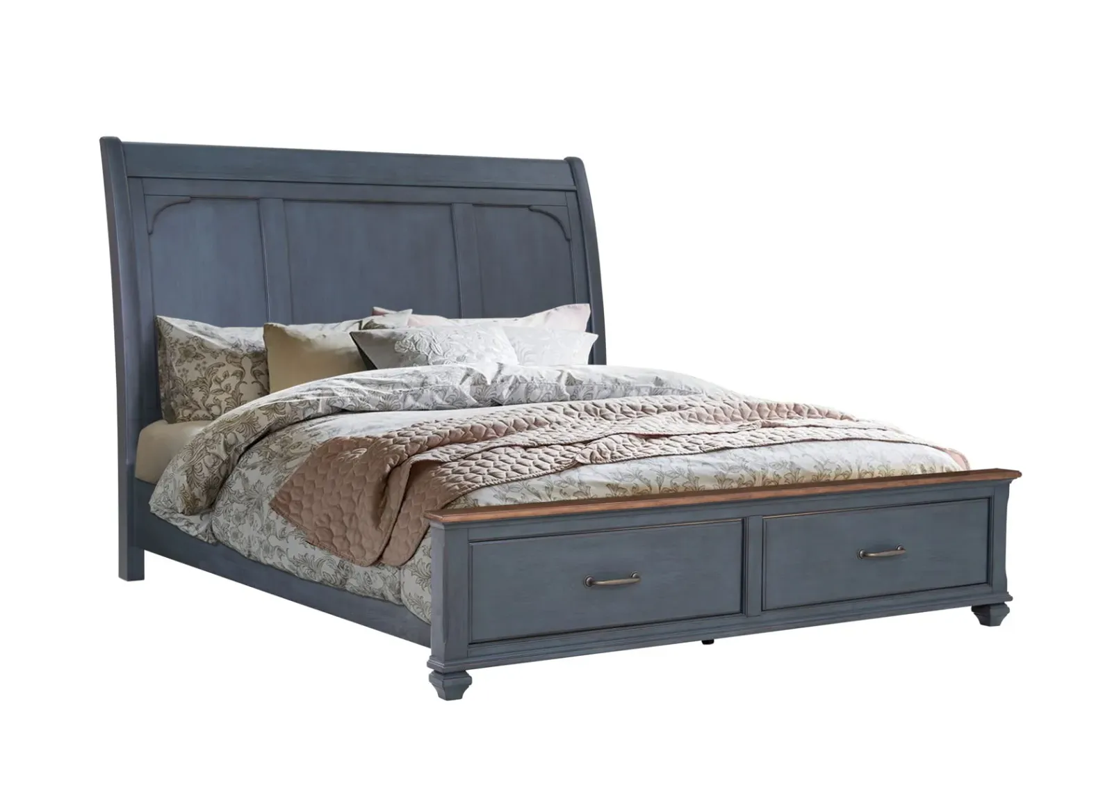 Americana - Sleigh Bed