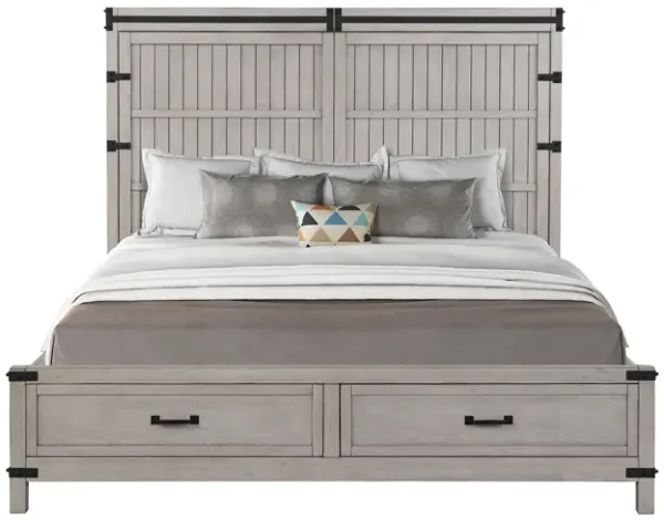 Alexandria - Storage Wood Bed