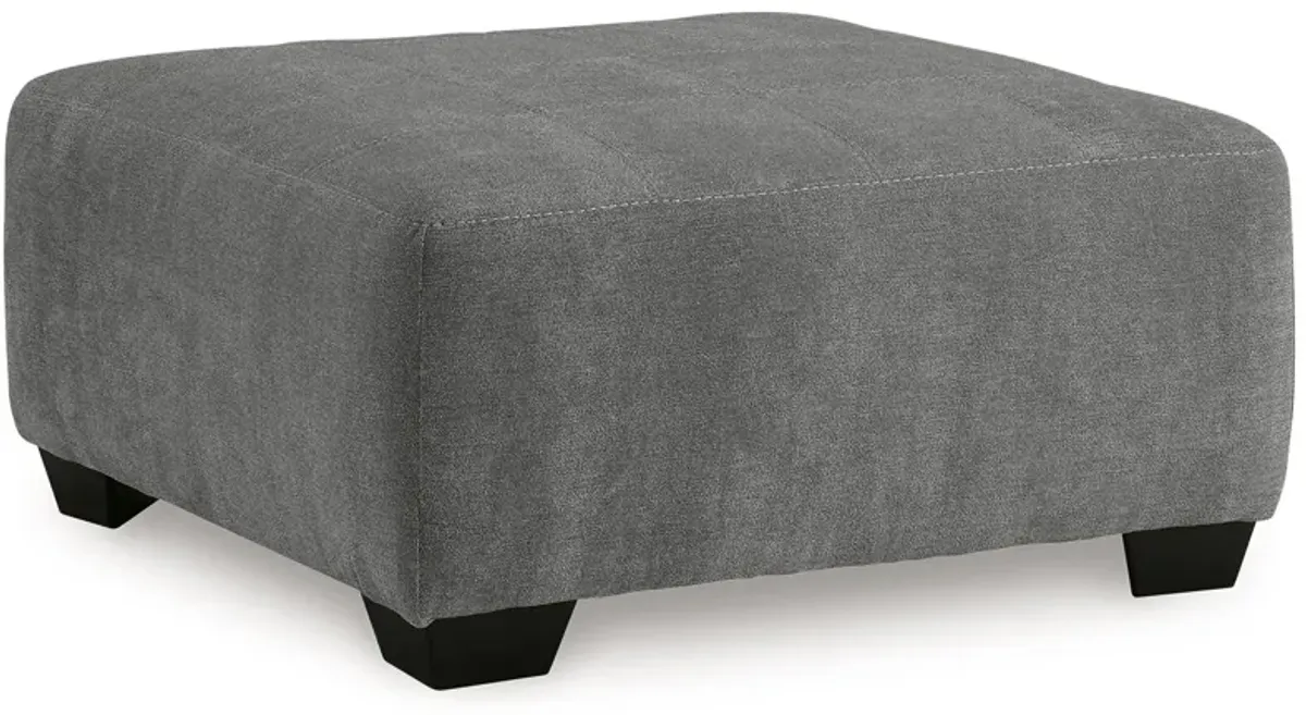 Birkdale Court - Gray - Oversized Accent Ottoman