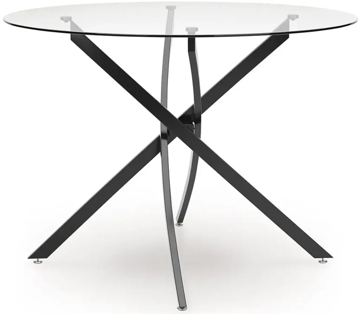 Pharwynn - Round Dining Room Table - Black