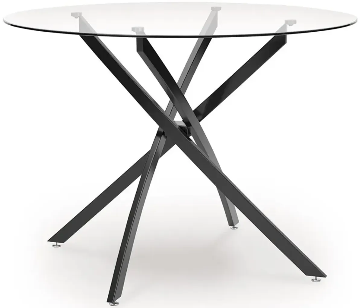 Pharwynn - Round Dining Room Table - Black