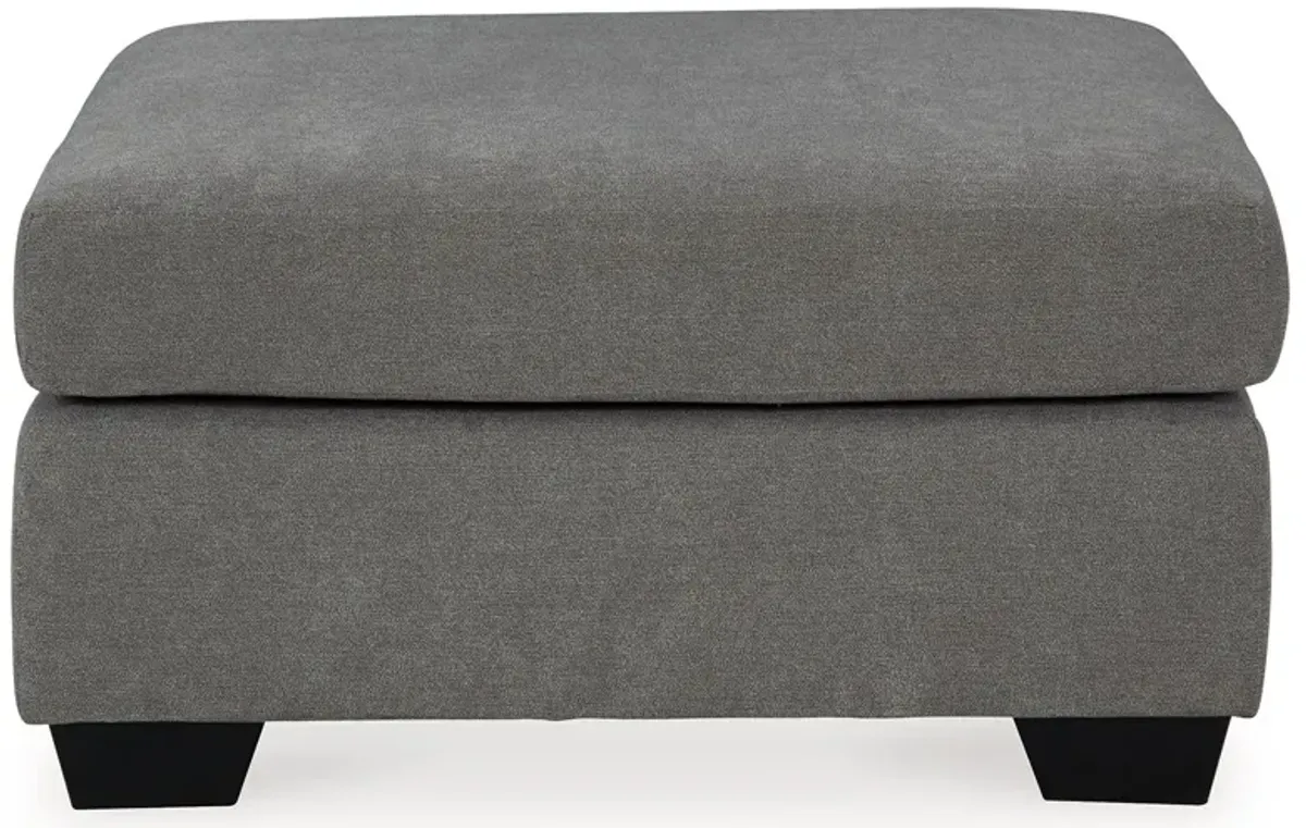 Highland Falls - Gray - Oversized Accent Ottoman