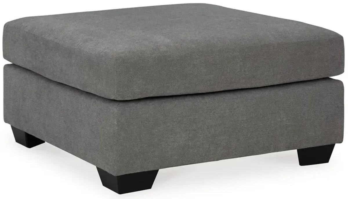 Highland Falls - Gray - Oversized Accent Ottoman