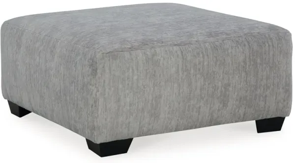Pembrey - Pewter - Oversized Accent Ottoman