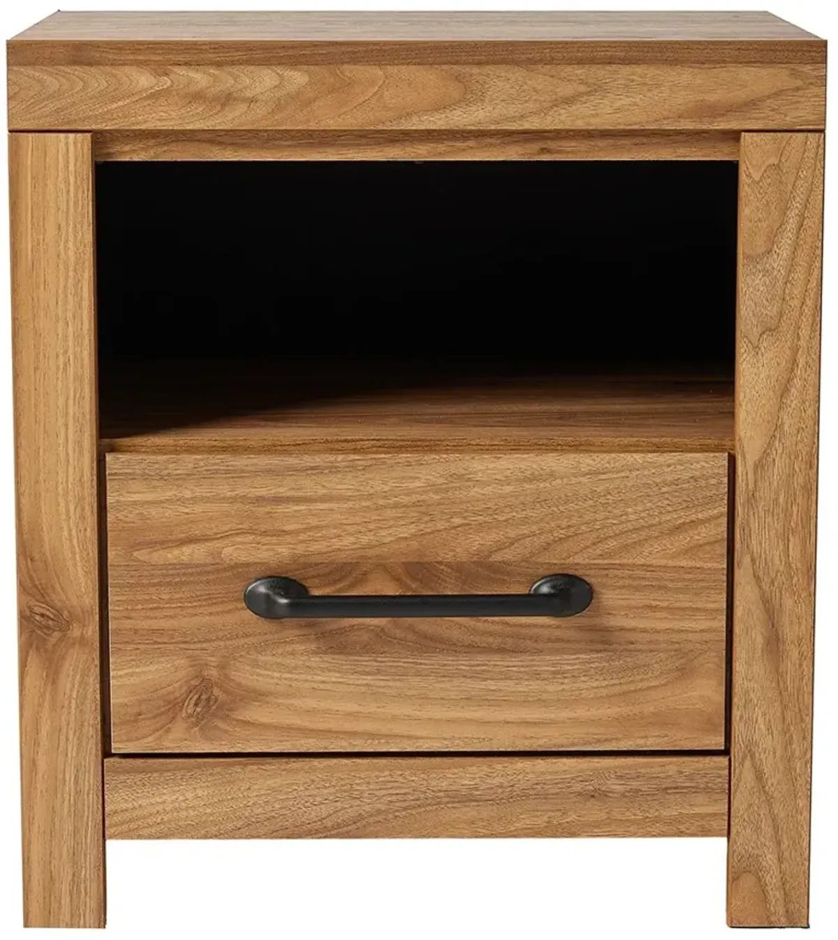 Pasklyn - Brown - One Drawer Night Stand