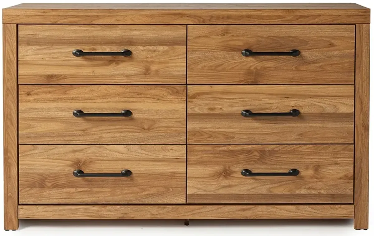 Pasklyn - Brown - Six Drawer Dresser