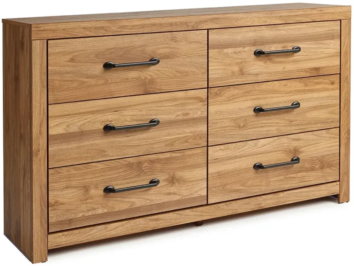 Pasklyn - Brown - Six Drawer Dresser