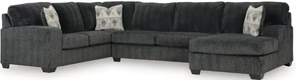 Hollyview - Shadow - 3-Piece Sectional With Raf Corner Chaise