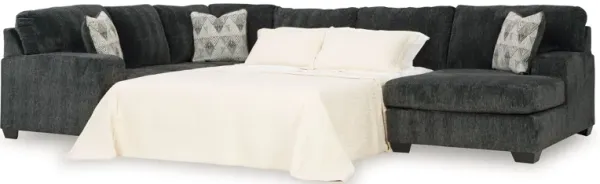 Hollyview - Shadow - 3-Piece Sleeper Sectional